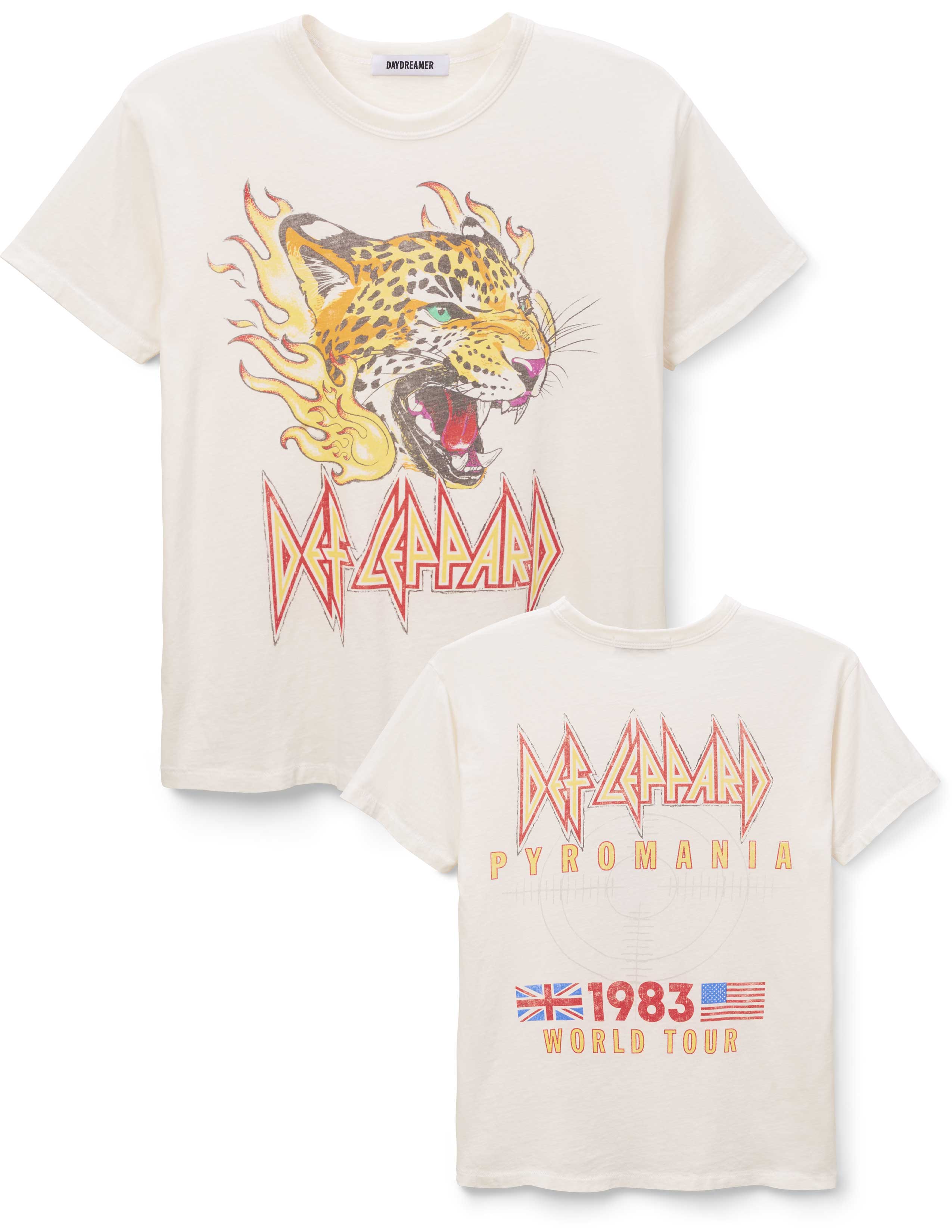 Def Leppard Pyromania &#39;83 Ringer Tee