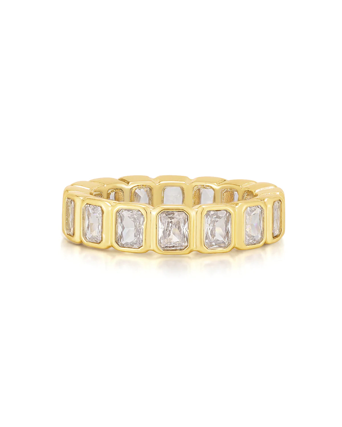 Bezel Emerald Ballier Ring