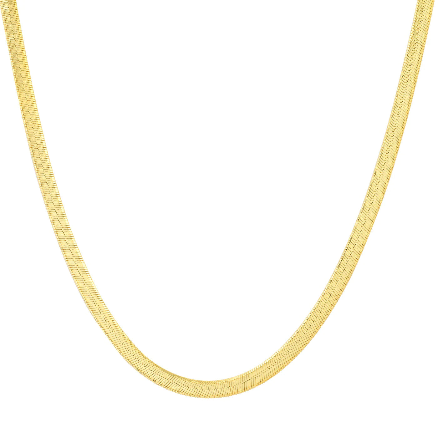 Medium Width Herringbone Necklace