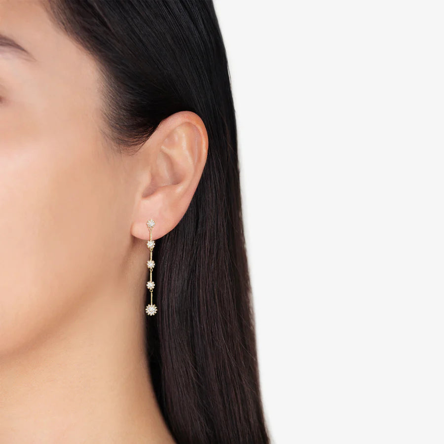 Diamond Drop Earrings